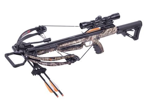 Centerpoint 370 crossbow - The Sniper 370 is a great-shooting crossbow for an even greater price.” (Outdoor Life, August 2016) True in 2016 and still true today, the CenterPoint® Sniper™ 370 offers big game performance in an affordable package. Featuring a fully-adjustable stock and foregrip to accommodate your shooting style and ensure exceptional accuracy, quad ...